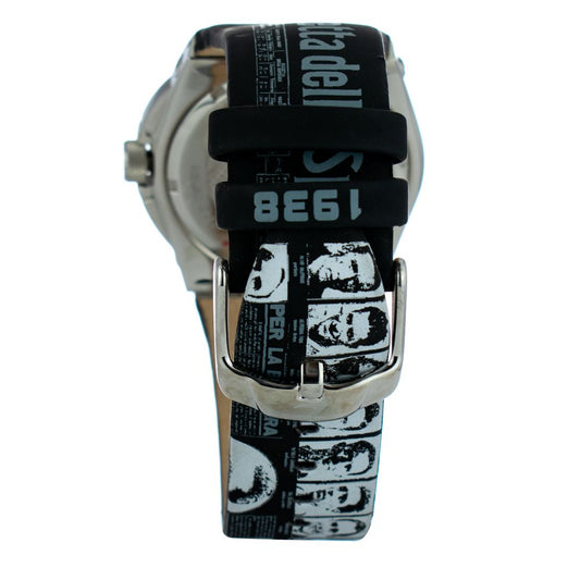 Chronotech Black Leather Watch $172.00 Chronotech Luzworld