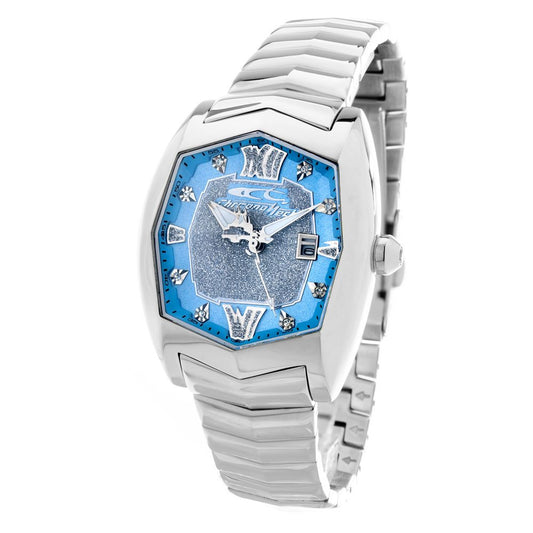 Chronotech Silver Stainless Steel Watch $230.00 Chronotech Luzworld