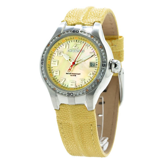 Chronotech Yellow Leather Watch $200.00 Chronotech Luzworld
