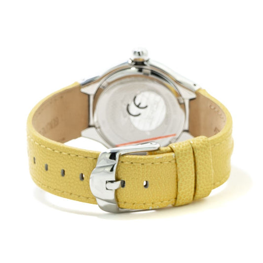 Chronotech Yellow Leather Watch $200.00 Chronotech Luzworld