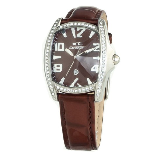 Chronotech Brown Leather Watch $164.00 Chronotech Luzworld