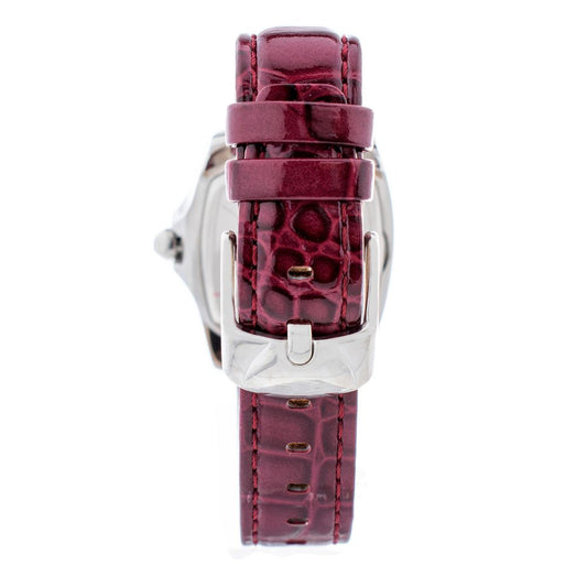Chronotech Red Leather Watch $164.00 Chronotech Luzworld
