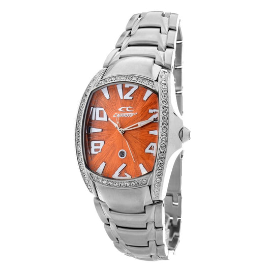 Chronotech Silver Stainless Steel Watch $201.00 Chronotech Luzworld