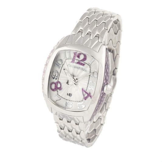 Chronotech Silver Stainless Steel Watch $248.00 Chronotech Luzworld