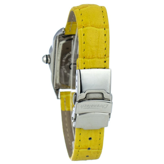 Chronotech Yellow Leather Watch $136.00 Chronotech Luzworld