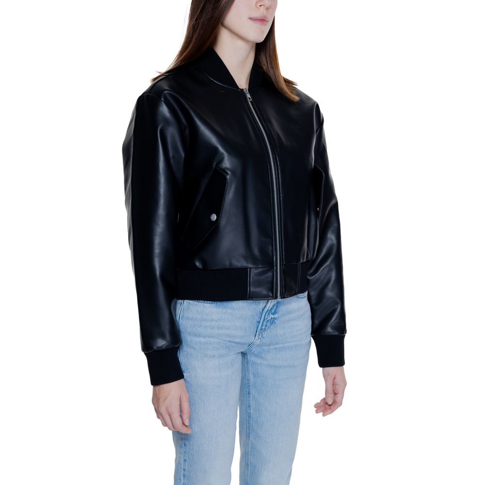 Calvin Klein Jeans Black Polyethylene Jackets & Coat $346.00 Calvin Klein Jeans Luzworld