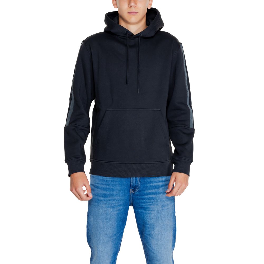 Calvin Klein Jeans Black Cotton Hoody $238.00 Calvin Klein Jeans Luzworld