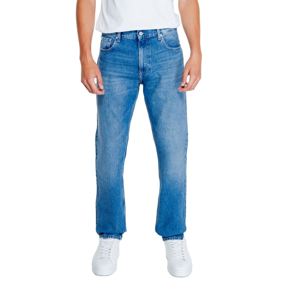 Calvin Klein Jeans Light Blue Cotton Relaxed Fit Jean $224.00 Calvin Klein Jeans Luzworld
