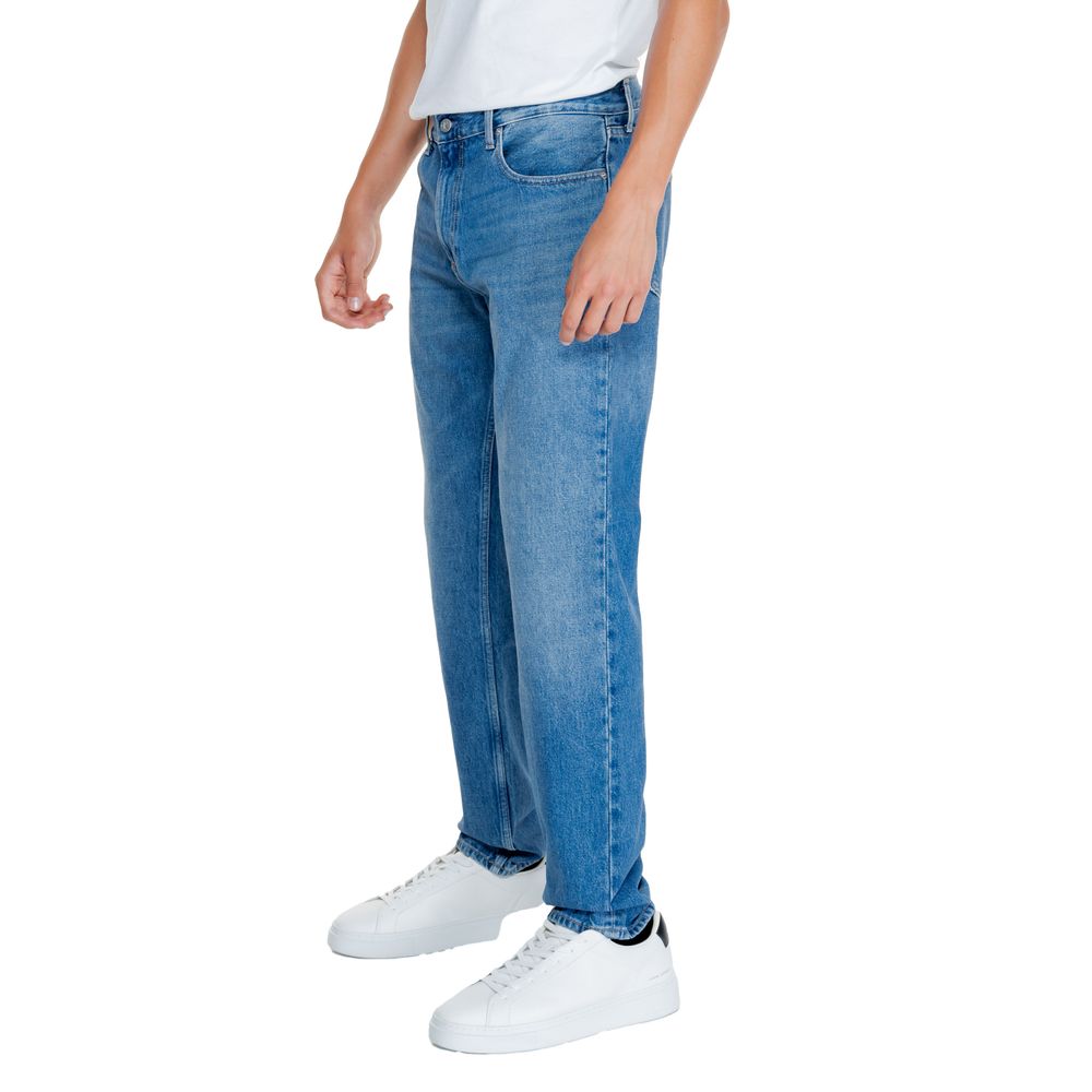 Calvin Klein Jeans Light Blue Cotton Relaxed Fit Jean $224.00 Calvin Klein Jeans Luzworld