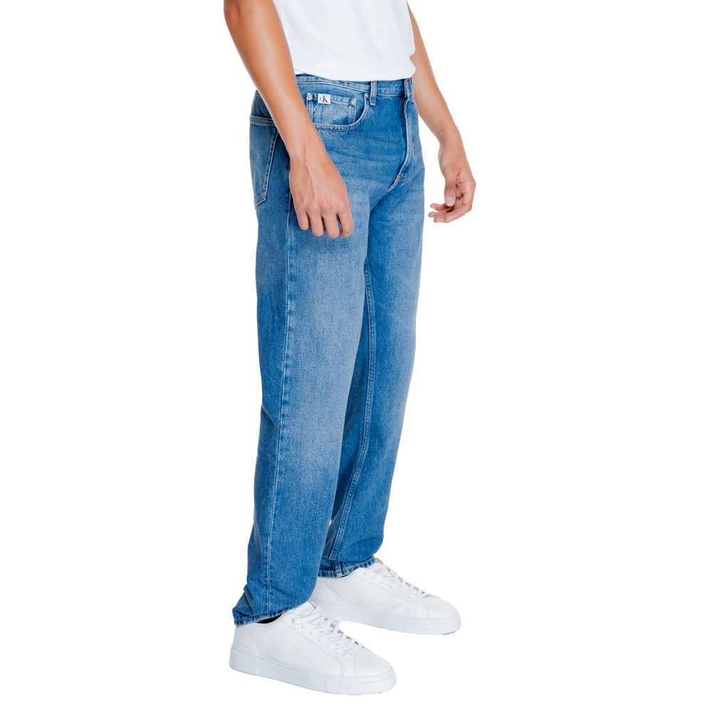 Calvin Klein Jeans Light Blue Cotton Relaxed Fit Jean $224.00 Calvin Klein Jeans Luzworld