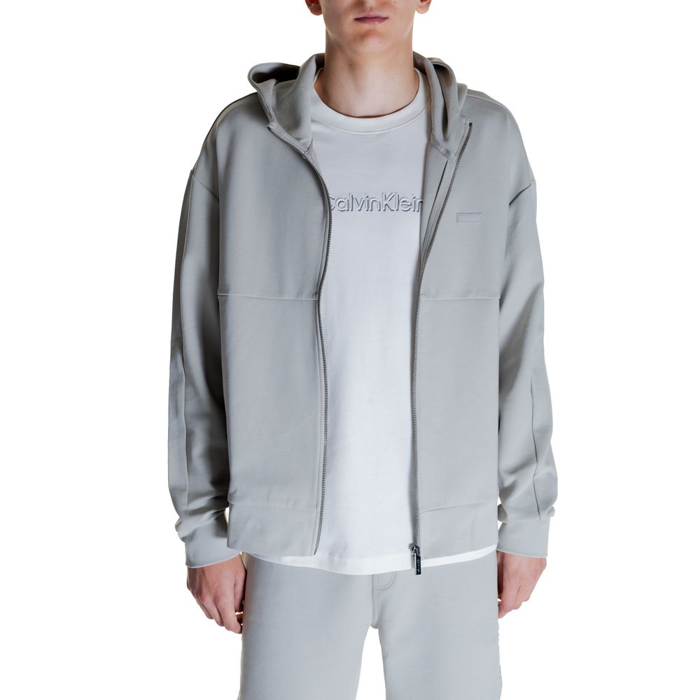 Calvin Klein Gray Cotton Hoody $278.00 Calvin Klein Luzworld