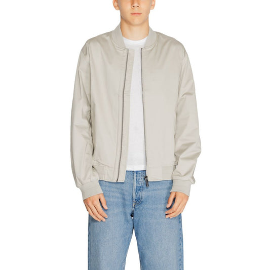 Calvin Klein Gray Organic Cotton Jackets & Coat $319.00 Calvin Klein Luzworld