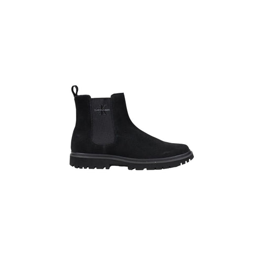 Calvin Klein Jeans Black Suede Leather Boot $294.00 Calvin Klein Jeans Luzworld