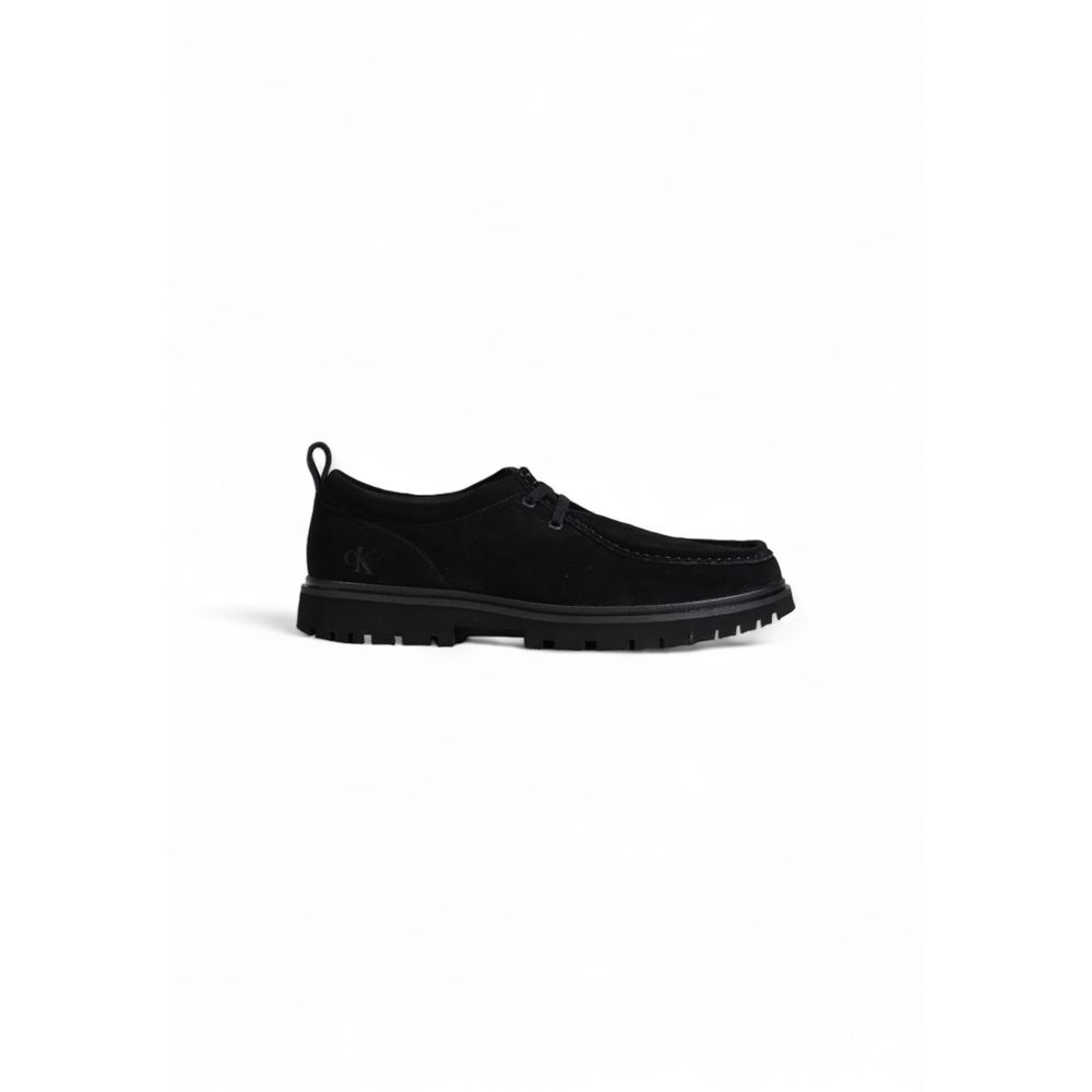 Calvin Klein Jeans Black Suede Leather Oxfords And Derby $267.00 Calvin Klein Jeans Luzworld