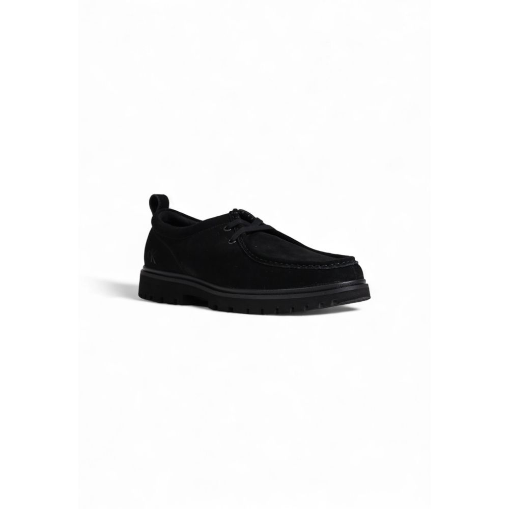 Calvin Klein Jeans Black Suede Leather Oxfords And Derby $267.00 Calvin Klein Jeans Luzworld