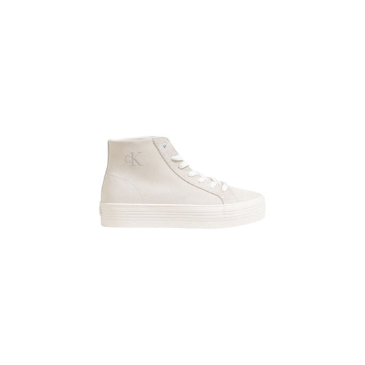 Calvin Klein Jeans Beige Suede Leather Sneaker $226.00 Calvin Klein Jeans Luzworld