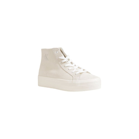 Calvin Klein Jeans Beige Suede Leather Sneaker $226.00 Calvin Klein Jeans Luzworld