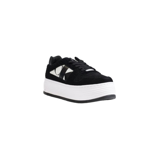 Calvin Klein Jeans Black Leather Sneaker $253.00 Calvin Klein Jeans Luzworld