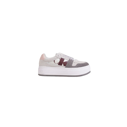 Calvin Klein Jeans Gray Leather Sneaker $253.00 Calvin Klein Jeans Luzworld