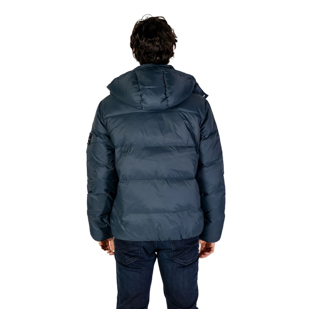 Calvin Klein Jeans Blue Polyamide Jackets & Coat