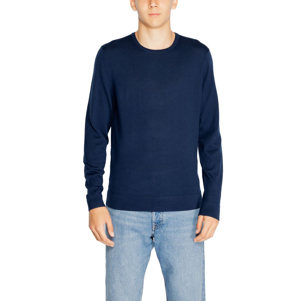 Calvin Klein Blue Recycled Wool Sportswear $238.00 Calvin Klein Luzworld