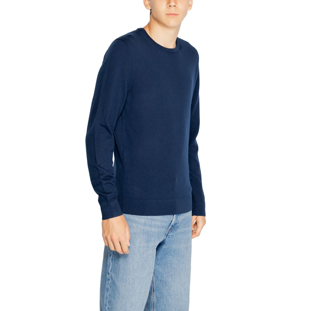 Calvin Klein Blue Recycled Wool Sportswear $238.00 Calvin Klein Luzworld