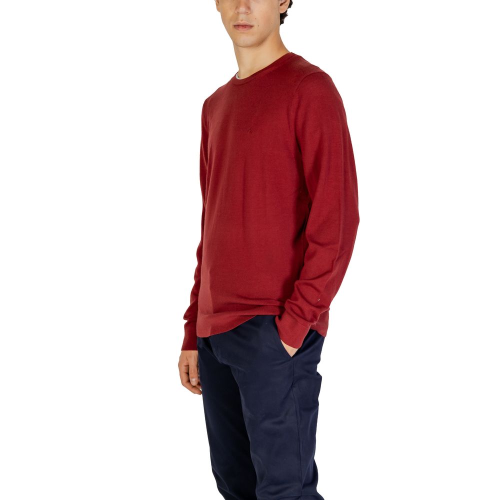 Calvin Klein Bordeaux Recycled Wool Sportswear $238.00 Calvin Klein Luzworld
