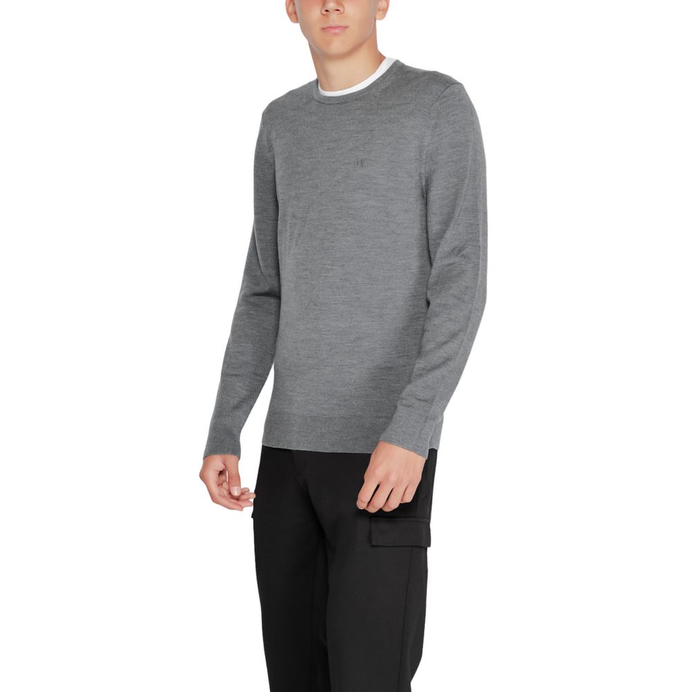 Calvin Klein Gray Recycled Wool Sportswear $238.00 Calvin Klein Luzworld