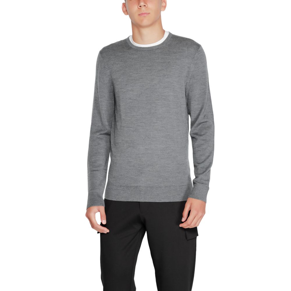 Calvin Klein Gray Recycled Wool Sportswear $238.00 Calvin Klein Luzworld