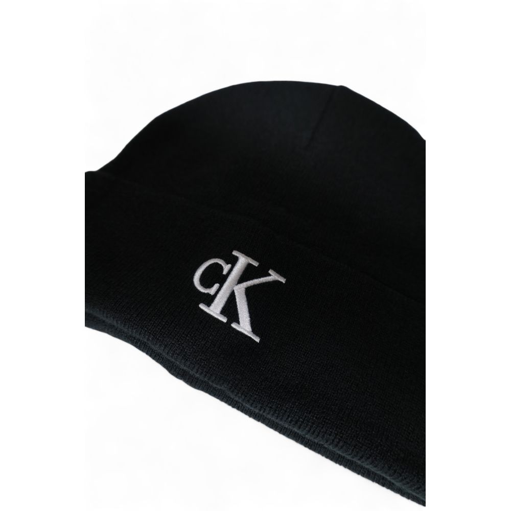 Calvin Klein Black Recycled Polyester Caps Baseball Hat $123.00 Calvin Klein Luzworld
