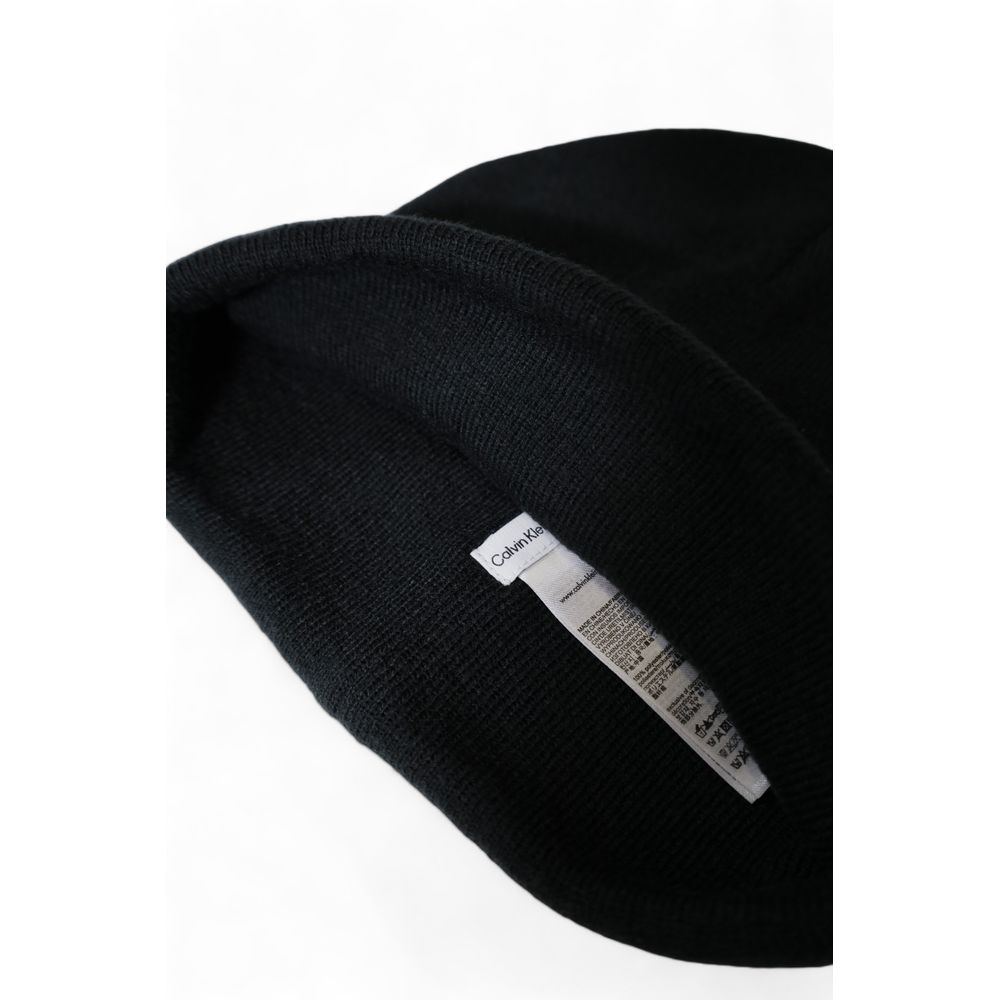 Calvin Klein Black Recycled Polyester Caps Baseball Hat $123.00 Calvin Klein Luzworld