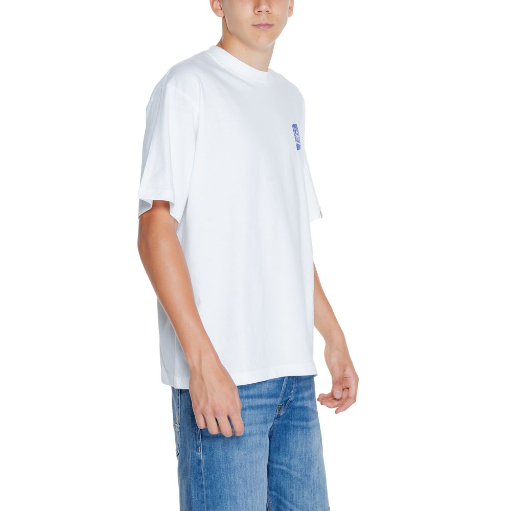 Replay White Cotton T-Shirt $133.00 Replay Luzworld