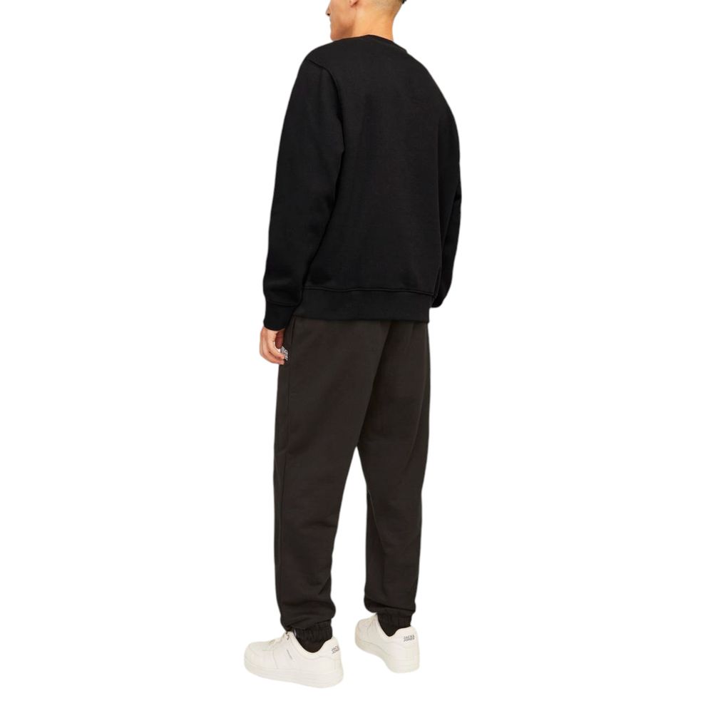 Jack Jones Black Cotton Sweatshirt