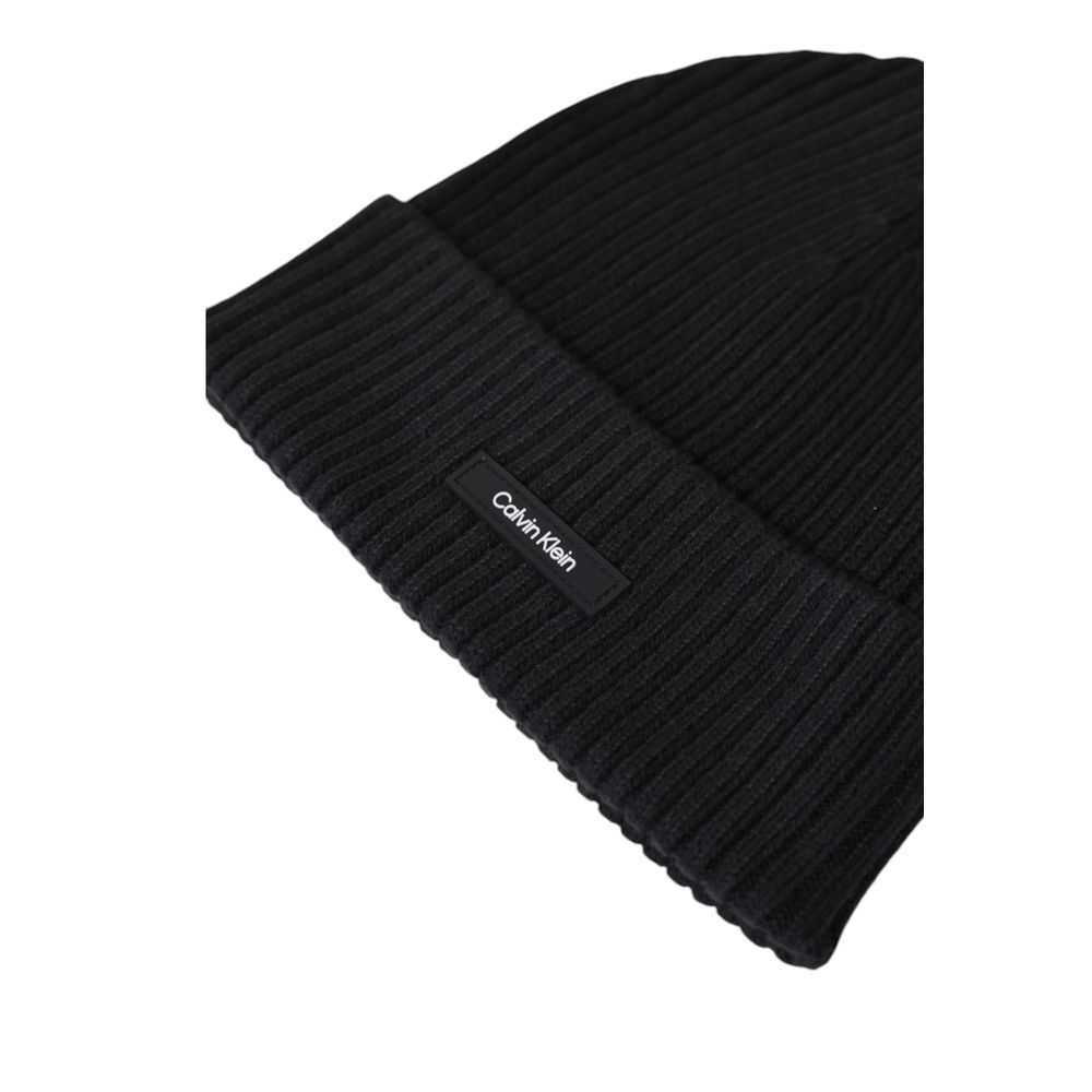 Calvin Klein Black Organic Cotton Caps Baseball Hat $137.00 Calvin Klein Luzworld