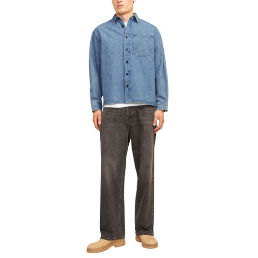 Jack Jones Light Blue Cotton Shirt $155.00 Jack Jones Luzworld