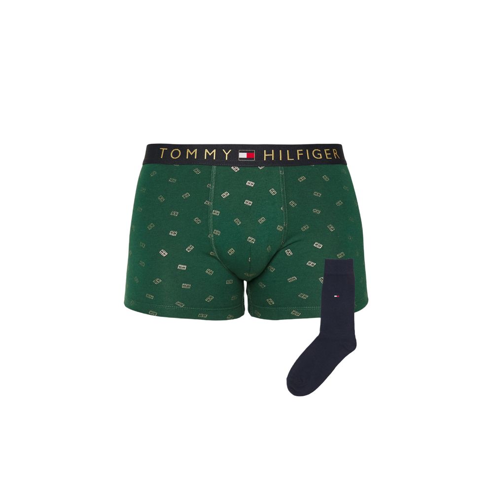 Tommy Hilfiger Green Cotton Boxer $130.00 Tommy Hilfiger Luzworld