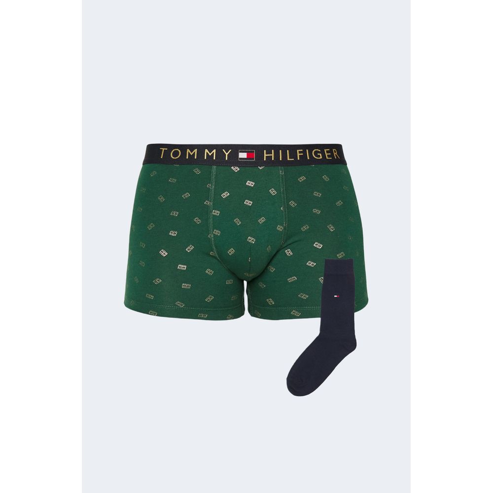 Tommy Hilfiger Green Cotton Boxer $130.00 Tommy Hilfiger Luzworld