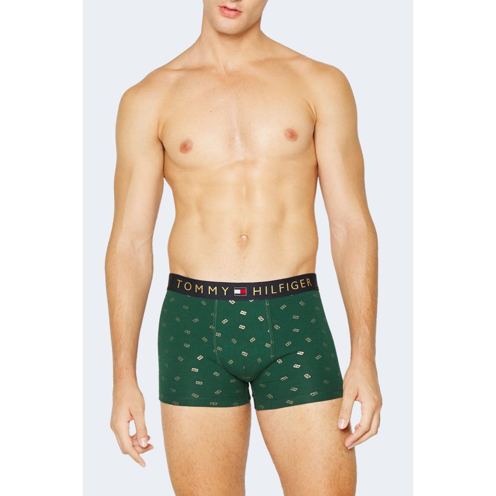Tommy Hilfiger Green Cotton Boxer $130.00 Tommy Hilfiger Luzworld