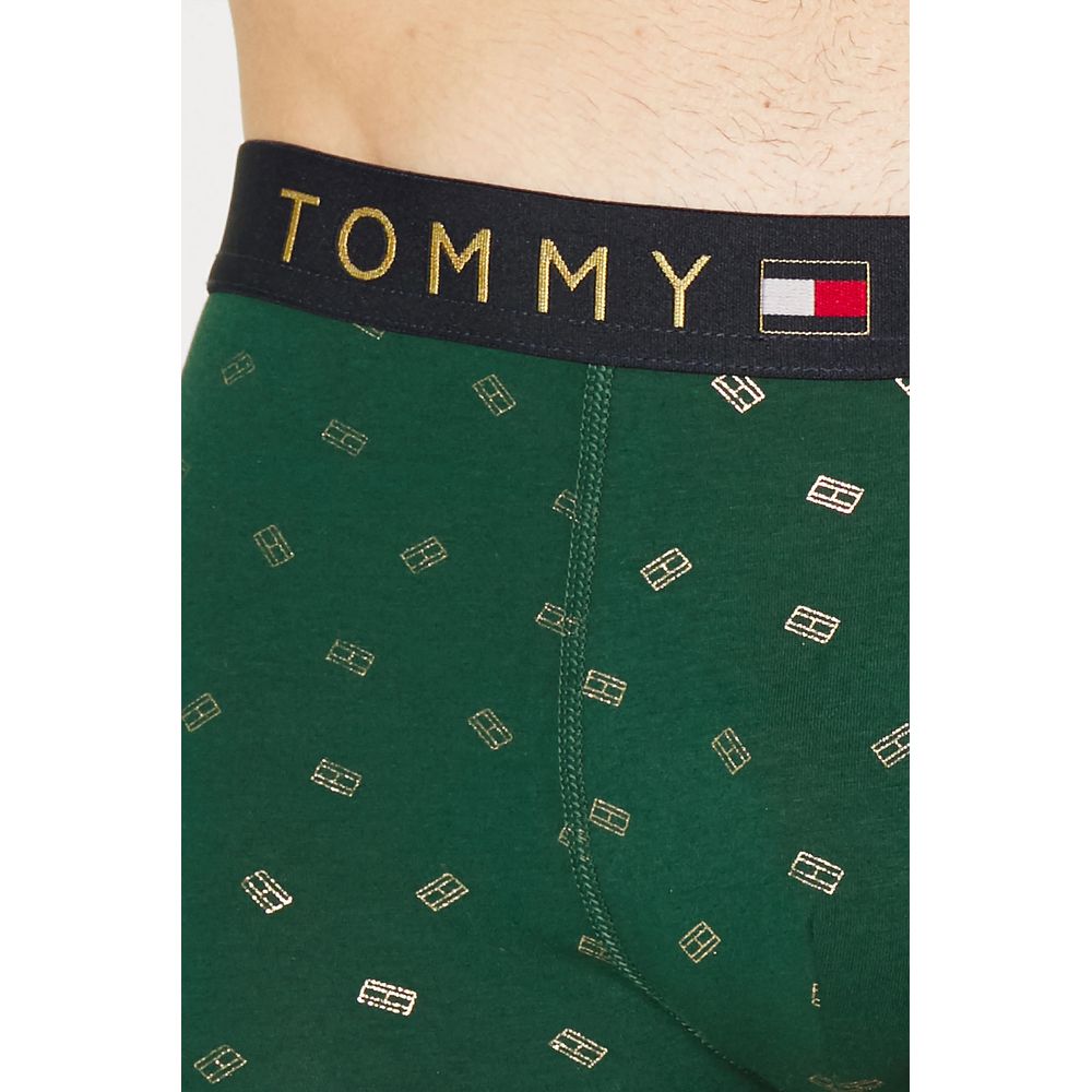 Tommy Hilfiger Green Cotton Boxer $130.00 Tommy Hilfiger Luzworld