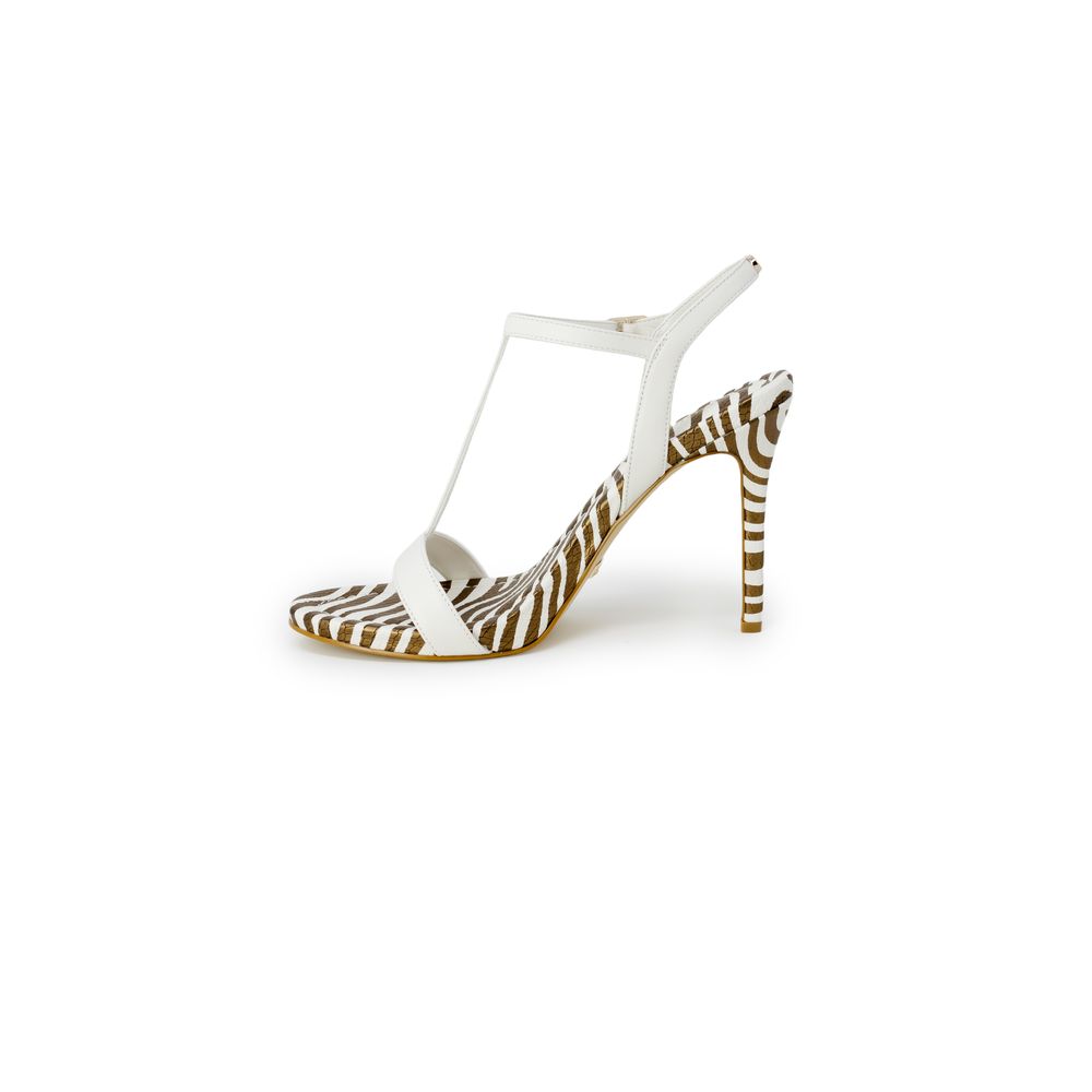 Guess White Leather High Heel $302.00 Guess Luzworld