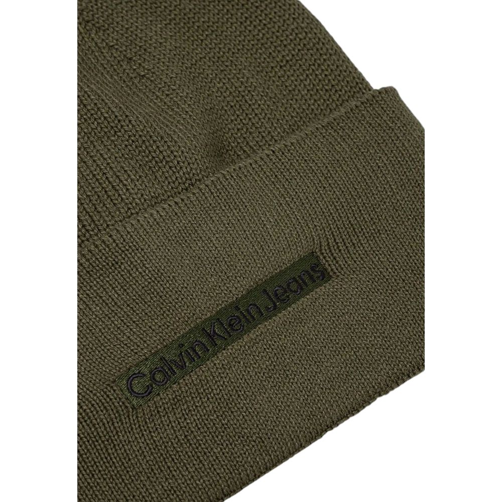 Calvin Klein Jeans Green Cotton Caps Baseball Hat $120.00 Calvin Klein Jeans Luzworld