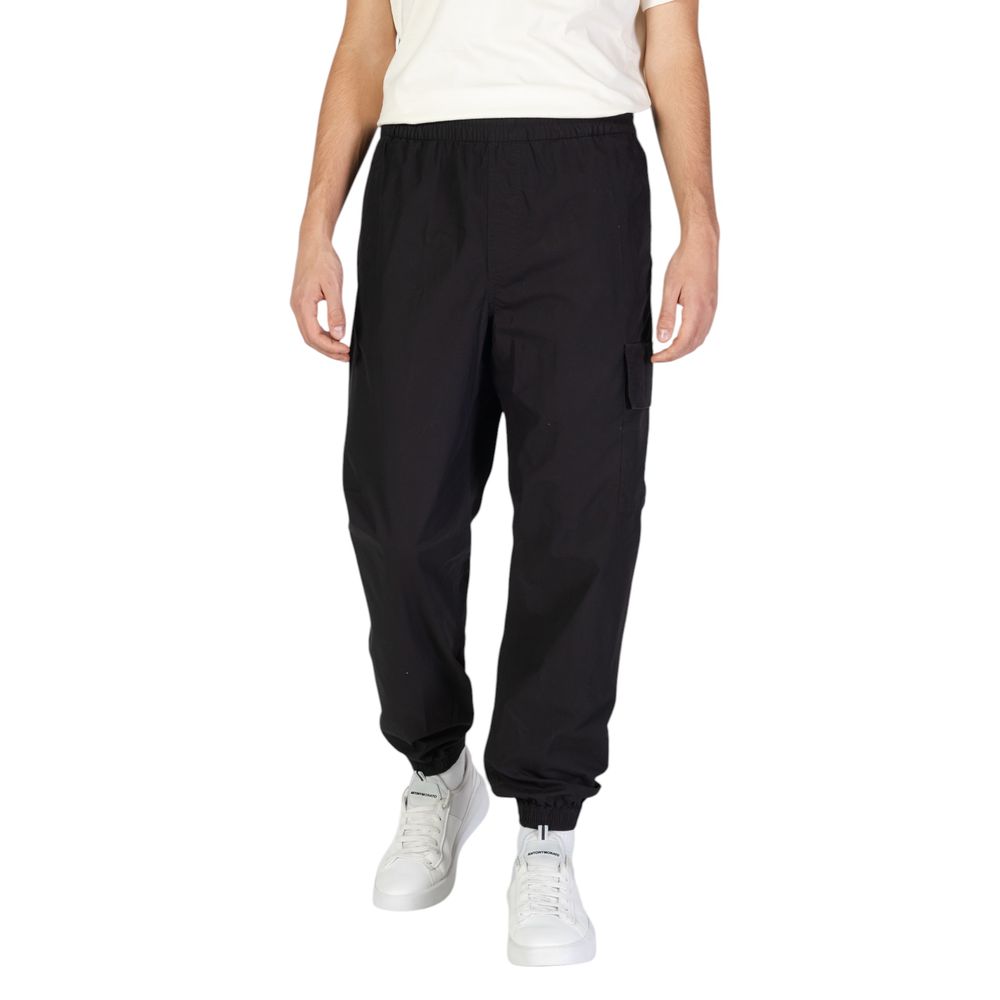 Calvin Klein Jeans Black Cotton Joggers Workout Pant $224.00 Calvin Klein Jeans Luzworld