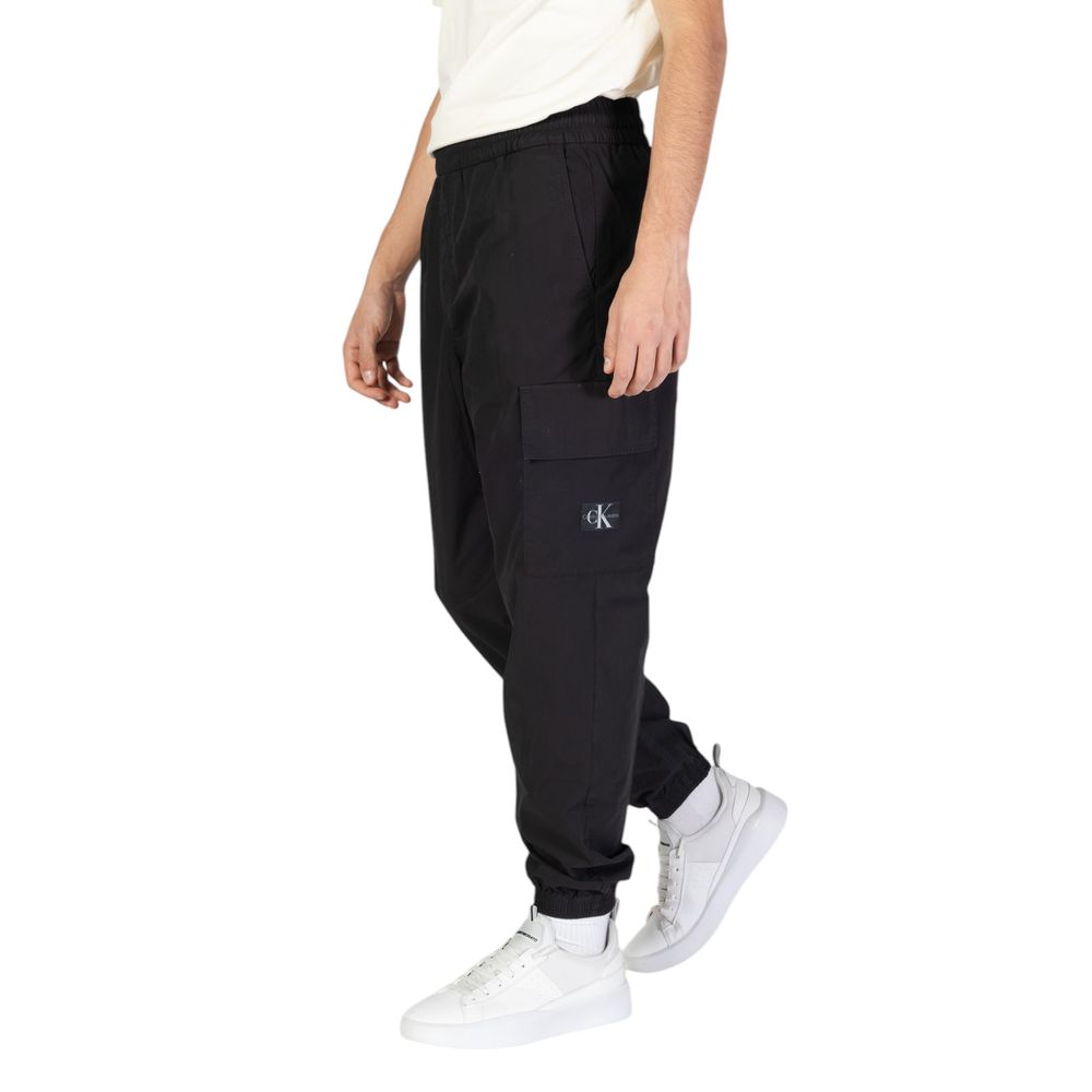 Calvin Klein Jeans Black Cotton Joggers Workout Pant $224.00 Calvin Klein Jeans Luzworld