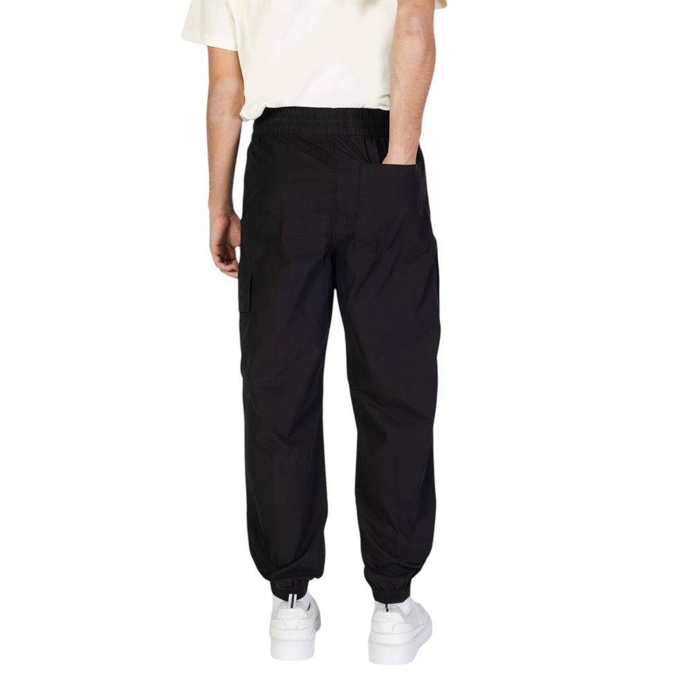 Calvin Klein Jeans Black Cotton Joggers Workout Pant $224.00 Calvin Klein Jeans Luzworld