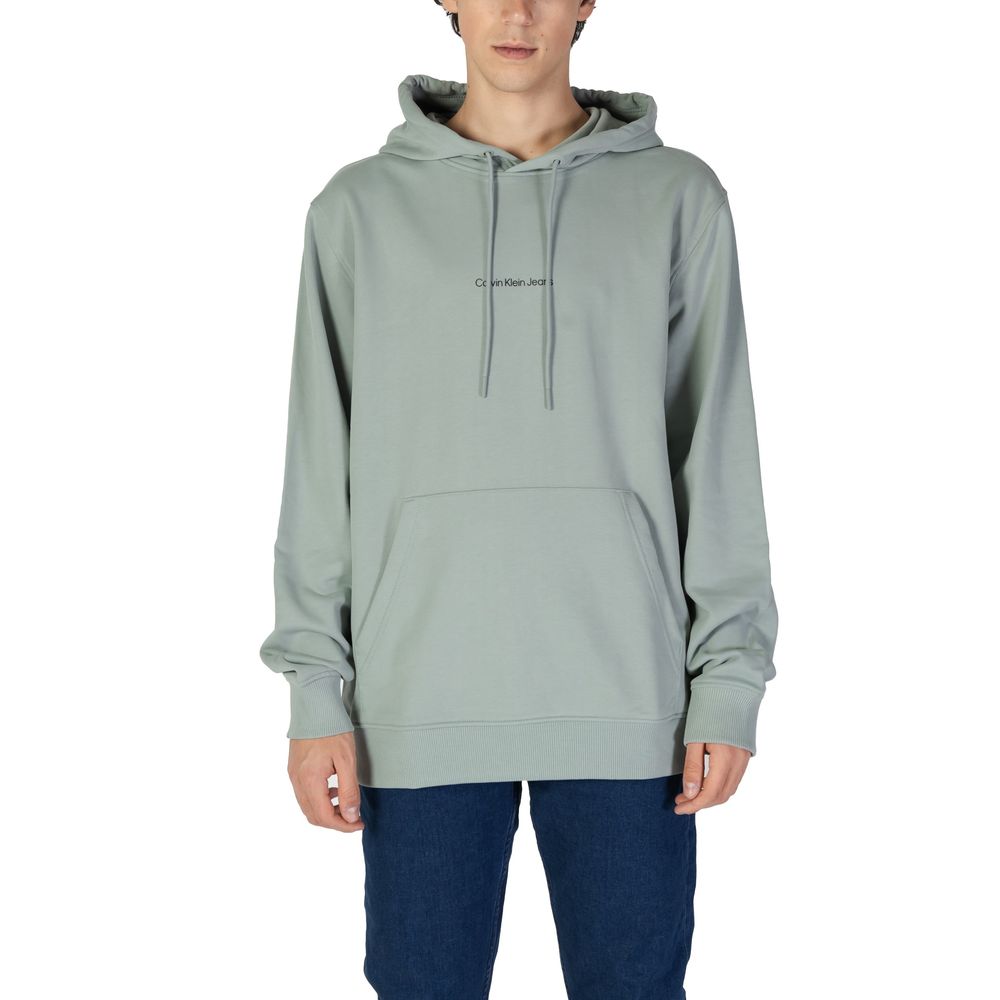 Calvin Klein Jeans Green Cotton Hoody $211.00 Calvin Klein Jeans Luzworld