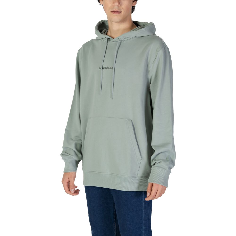 Calvin Klein Jeans Green Cotton Hoody $211.00 Calvin Klein Jeans Luzworld