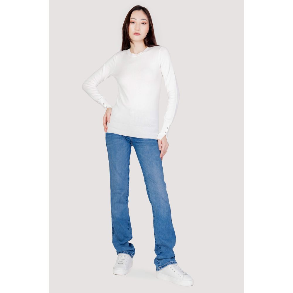 Guess White Cotton Sportswear