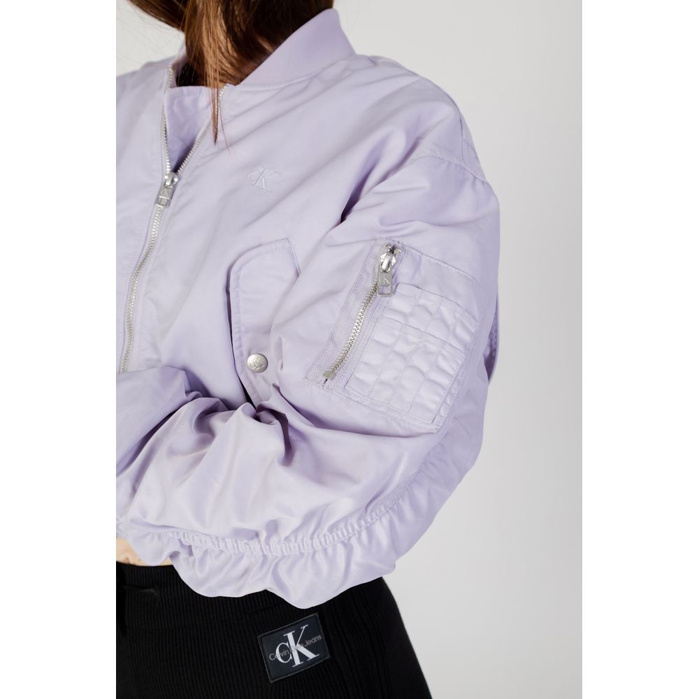 Calvin Klein Jeans Purple Polyamide Jackets & Coat $613.00 Calvin Klein Jeans Luzworld