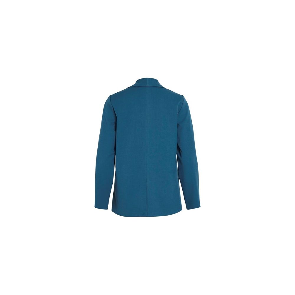 Vila Clothes Blue Polyester Blazer $152.00 Vila Clothes Luzworld