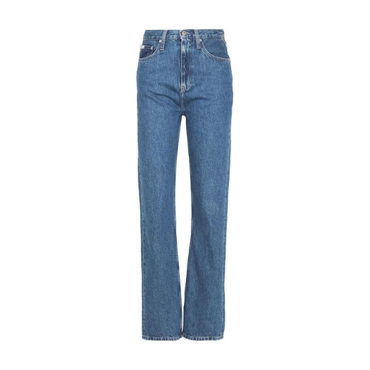 Calvin Klein Jeans Light Blue Cotton Relaxed Fit Jean $213.00 Calvin Klein Jeans Luzworld